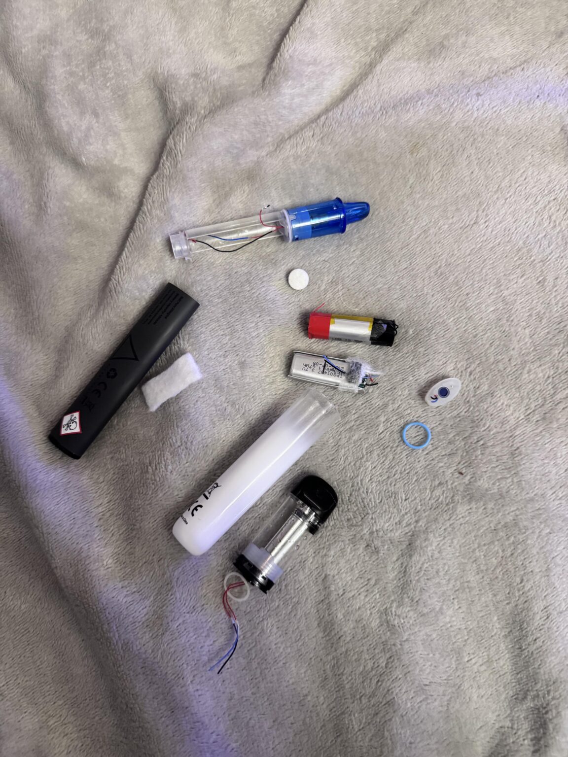 Where do you put the batteries from the vapes? Where do you put the batteries from the vapes?