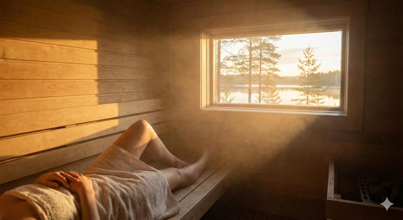How many times do you sauna per day?