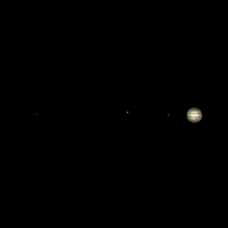 Tonight's Image Of Jupiter & The Galilean Moons.