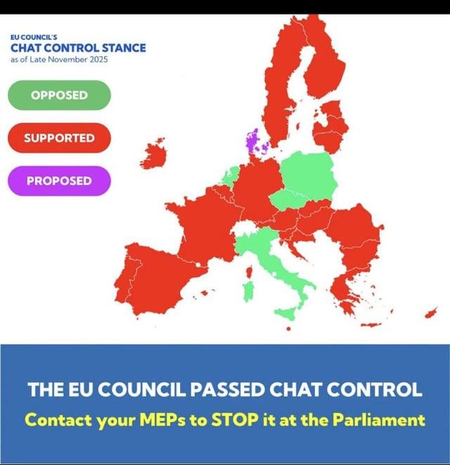 The EU council passed chat control