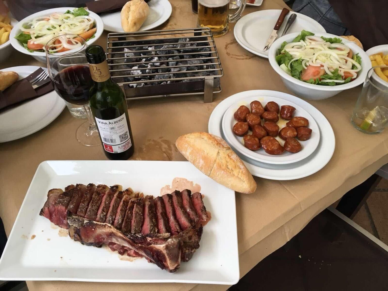 Txuleton at Txakoli Simon Bilbao