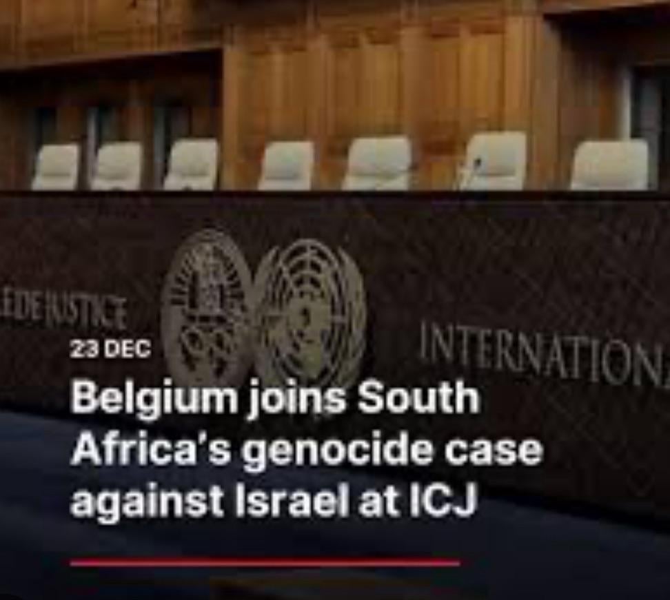 Did Any Belgian News Outlets Report Belgium Joining the ICJ case?