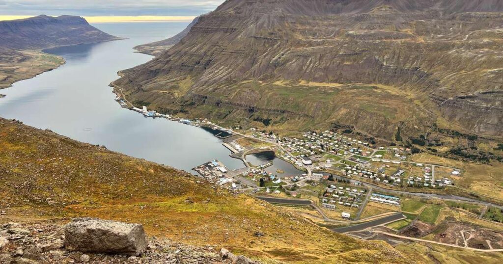 The temperature was 16.1 degrees in East Iceland