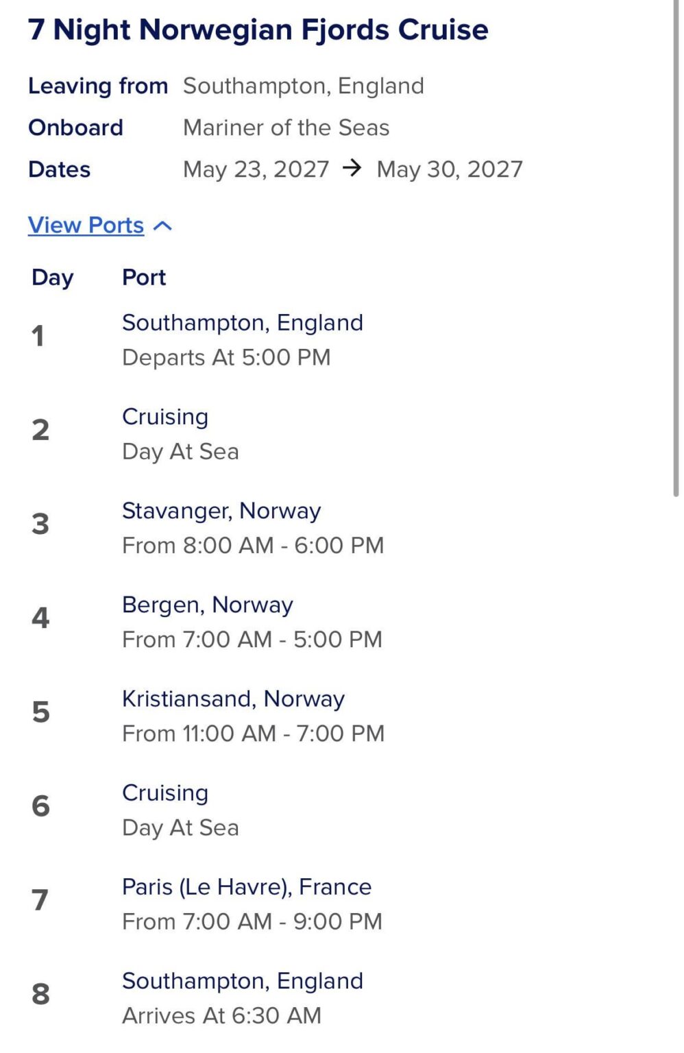 May 2027 - good way to experience Norway for first time?