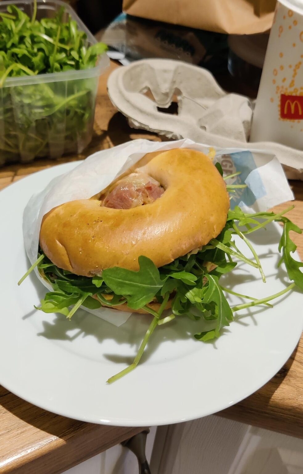 Fellow rucolamaxxeri, rate my custom bagel