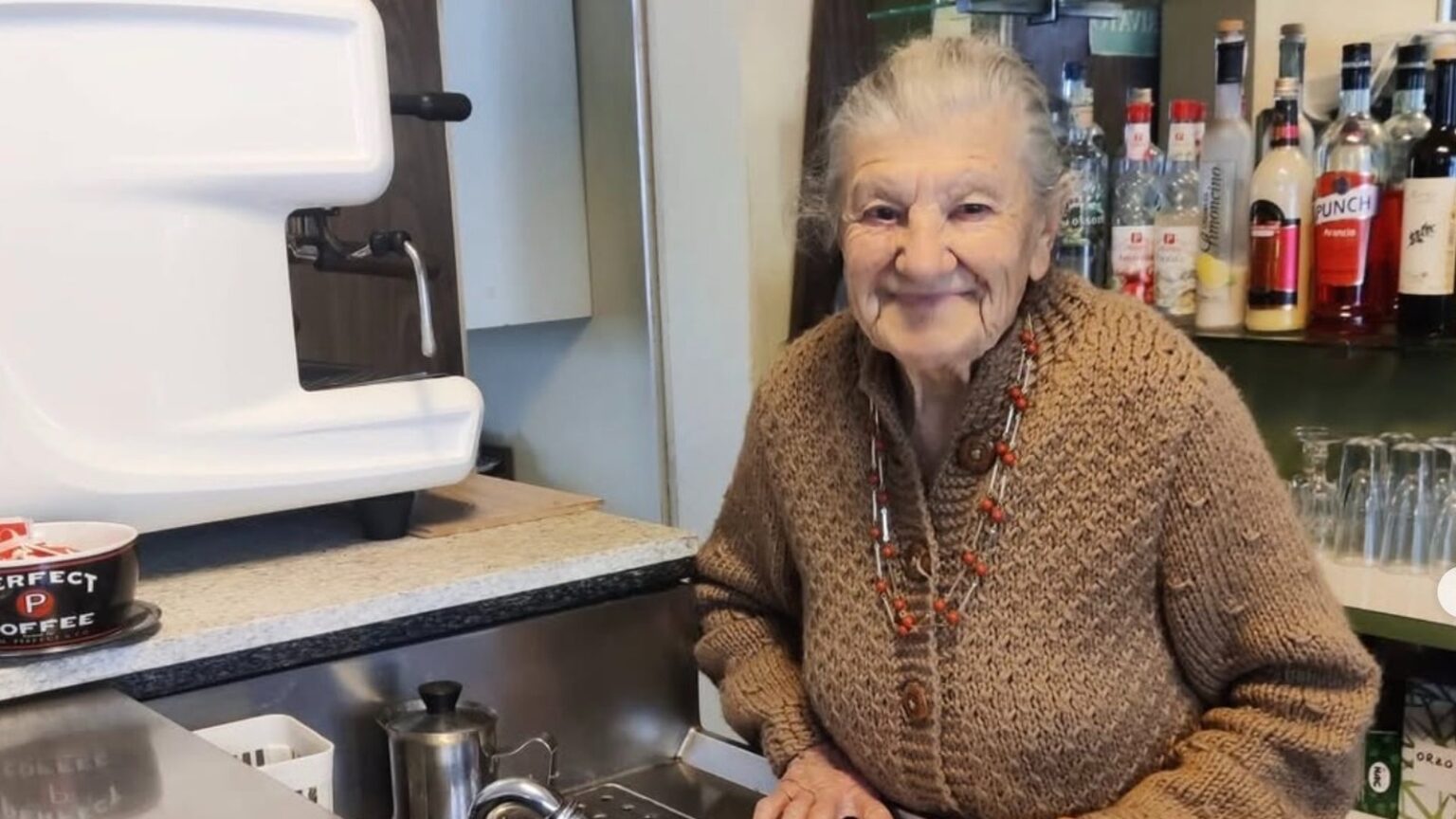 Italy's Oldest Barista Is 101 Years Old And She Doesn't Plan To Retire Any Time Soon