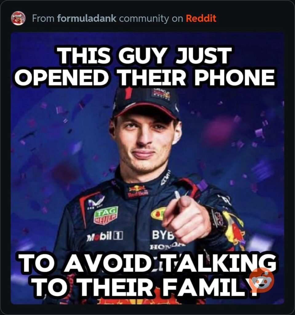 Off for a moment of peace (I don't know my family)