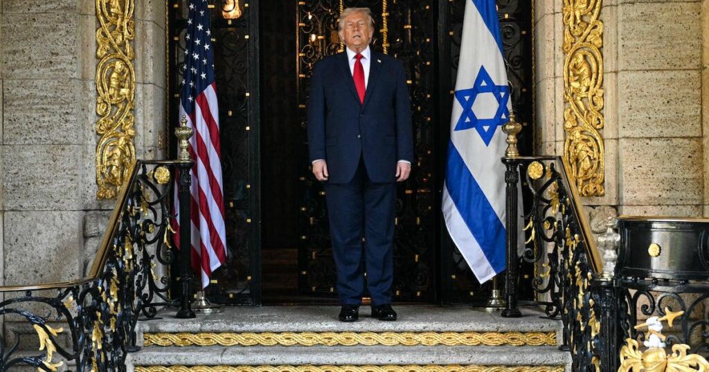 Trump, 79, Gingerly Descends Four Small Steps