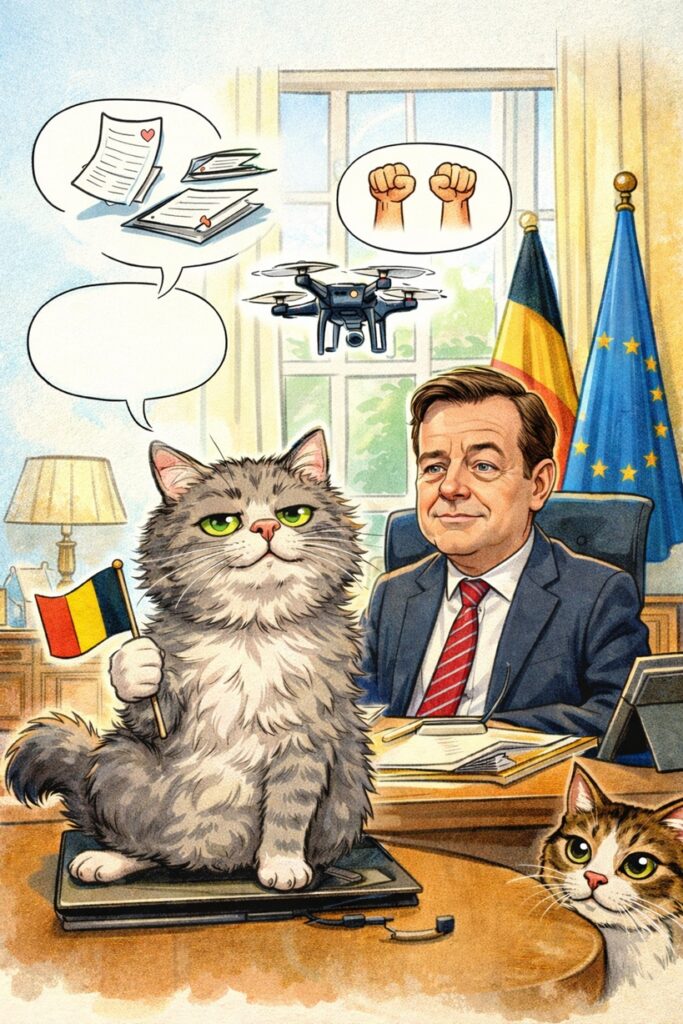 Belgium’s Prime Minister and His ‘Fel-Influencer’: How a Rescue Cat Became a Political PR Sensation