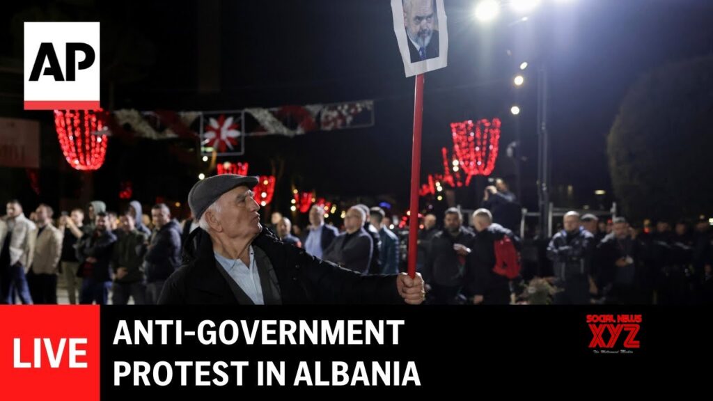 LIVE: Anti-government protest in Albania (Video)