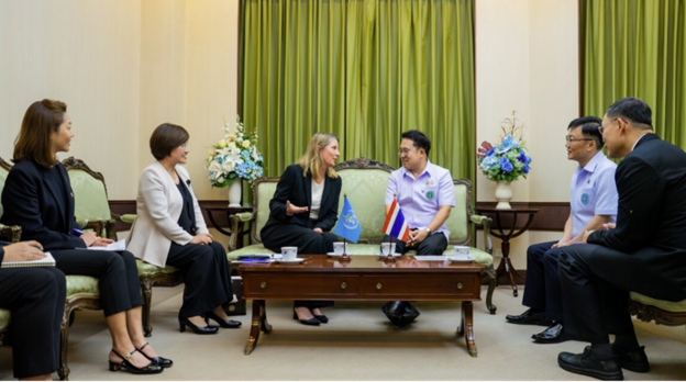 Dr Catharina Boehme and Dr Ailan Li pay Courtesy Call on Thailand’s Minister of Public Health