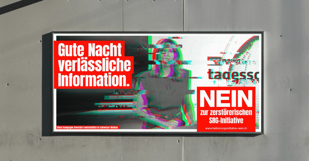 «Good night, reliable information»: Opponents warn against the SRG halving