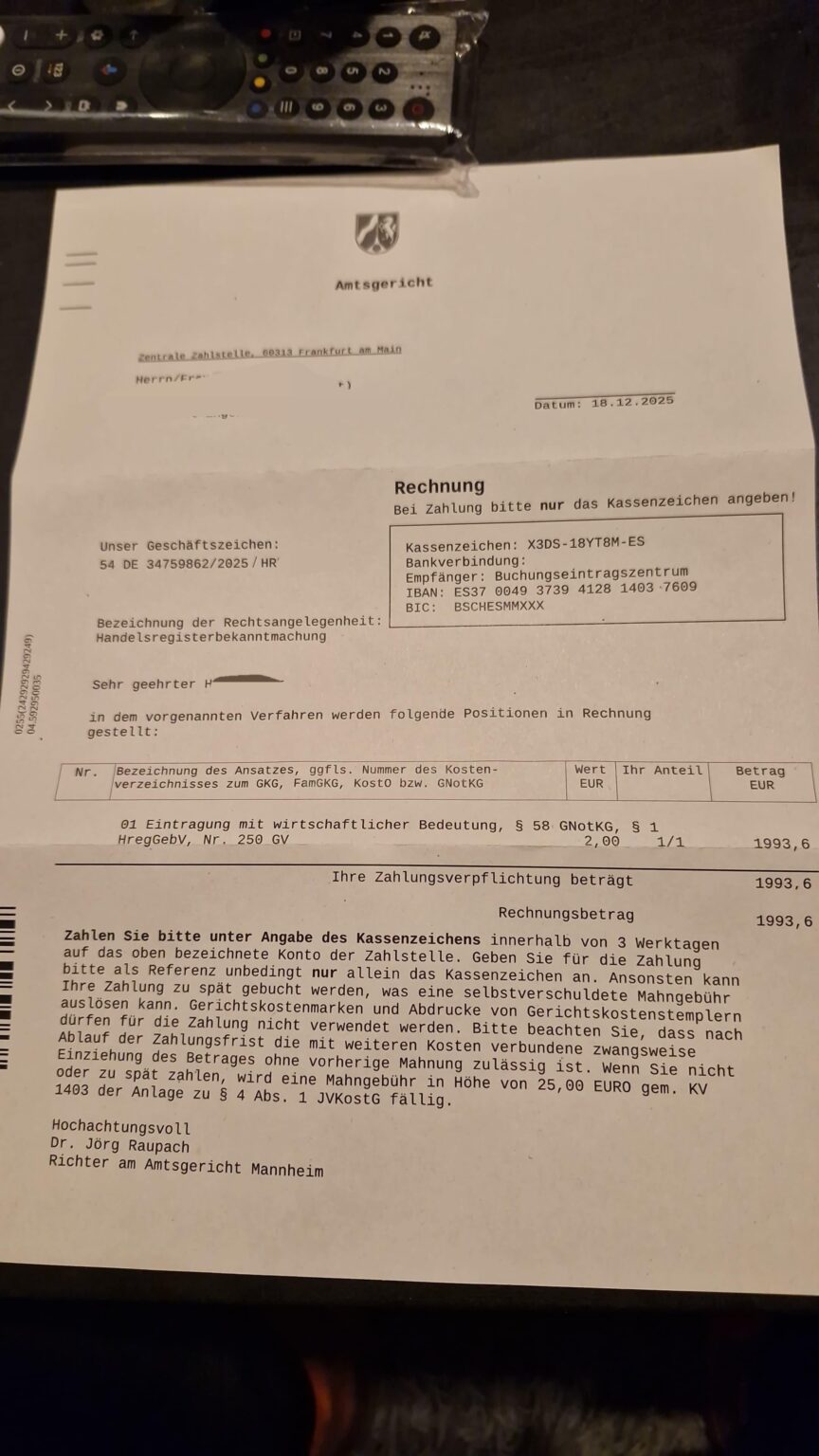 Forming my UG and getting scam and spam mails