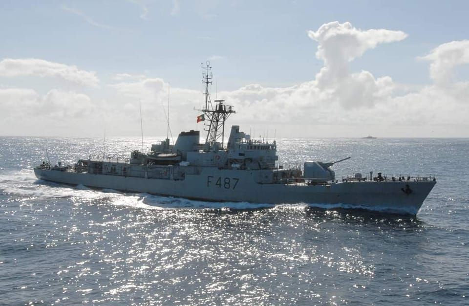 Navy transporting essential goods to children