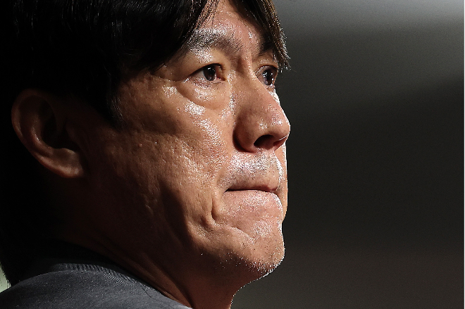 Hong Myung-bo, coach of the Korean national soccer team. Photo = Courtesy of Yonhap News