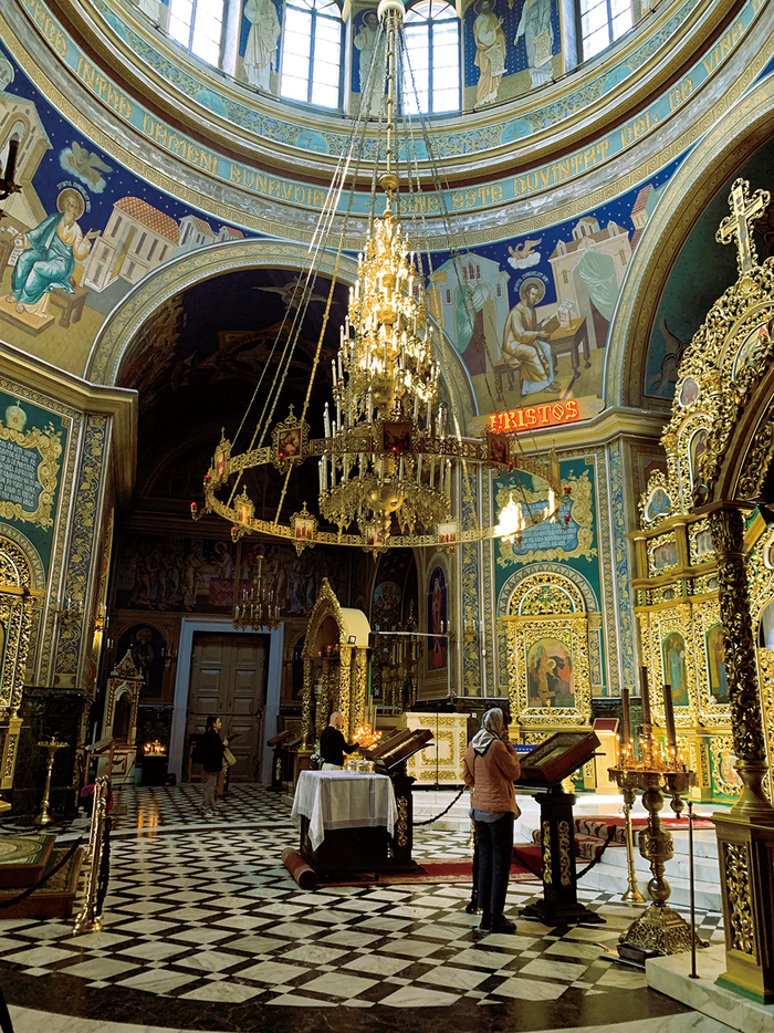 a chapel inside the Birth Cathedral