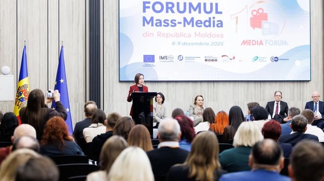 Maia Sandu, at the Mass-Media Forum: The fight against disinformation will be the hardest battle of our generation in the coming decades, and democracy risks being defeated by fakes and manipulation, if we don't join forces