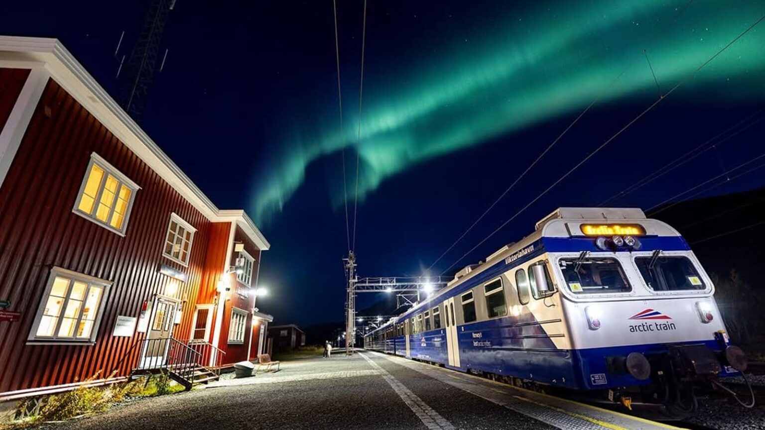 Chase the northern lights on this Nordic train