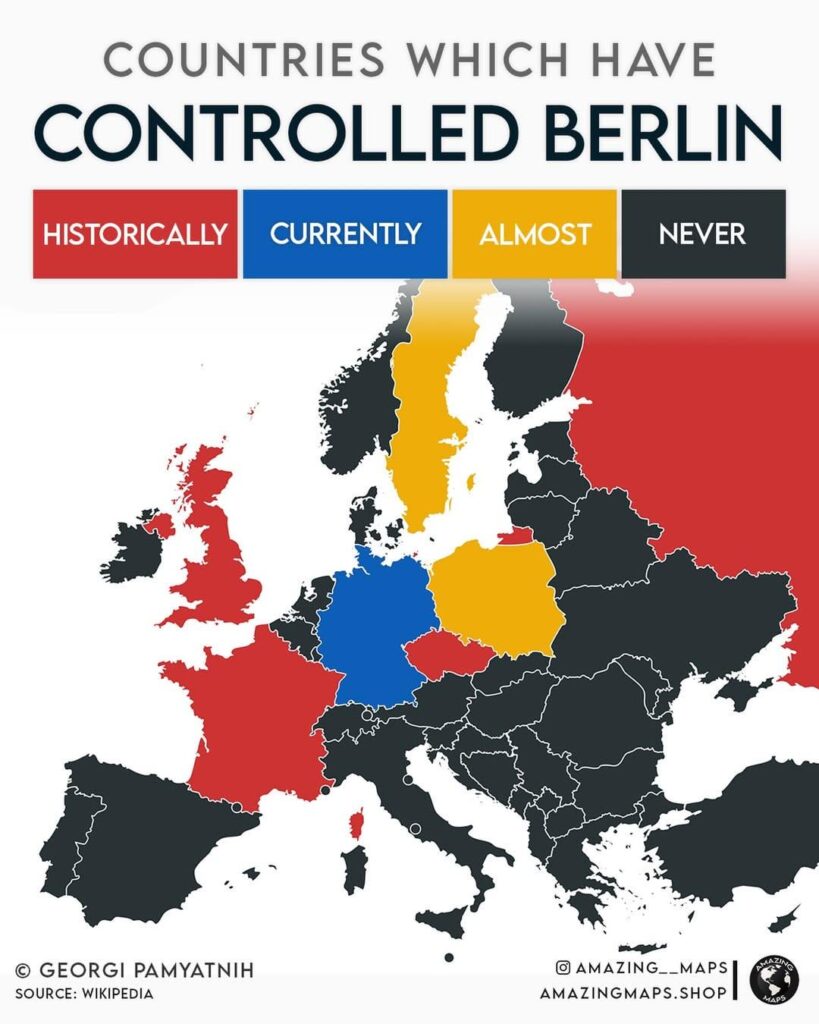 Countries which have controlled Berlin