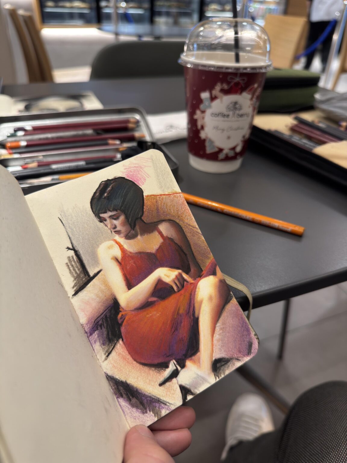 Drawing @ coffee berry ledras