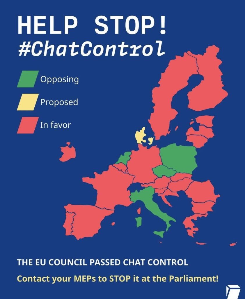 Chat Control no longer forces encryption to break, but now requires age verification.