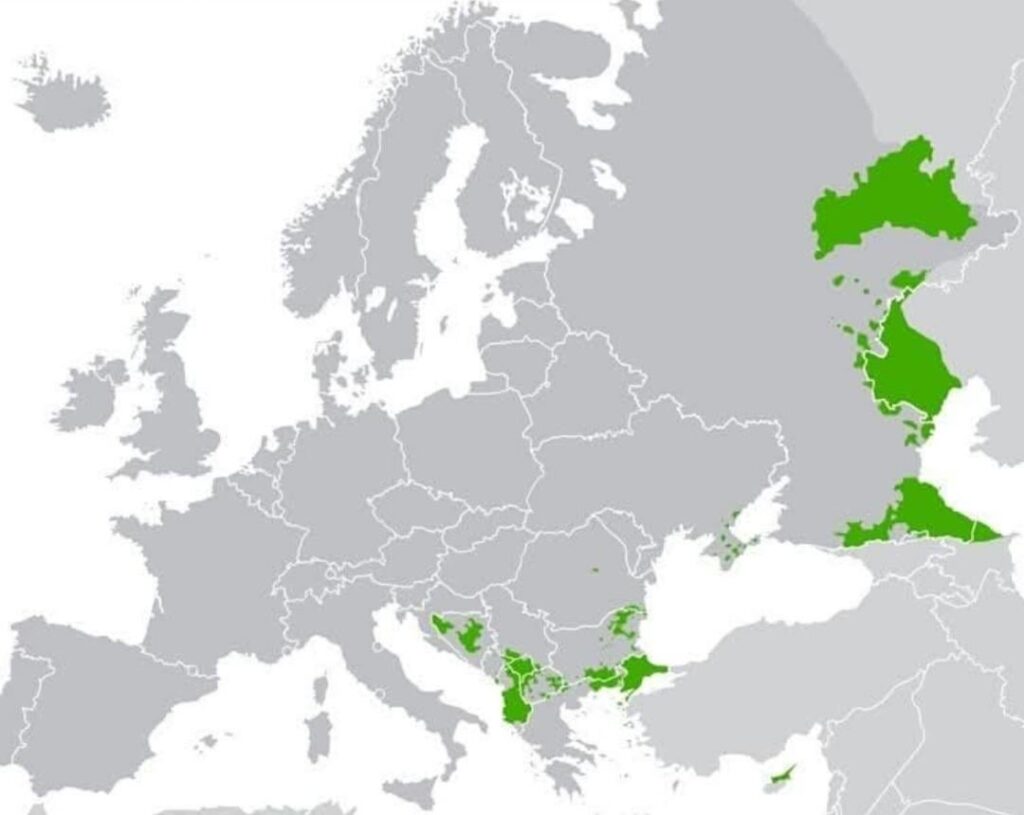 Muslim Majority Areas of Europe