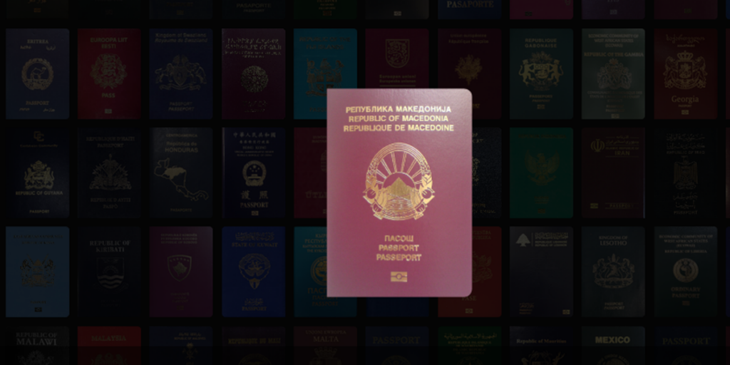 North Macedonia's passport ranked 41st on the list of the most powerful passports in the world