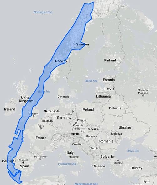 Chile Is a Ridiculously Long Country: Length vs Europe