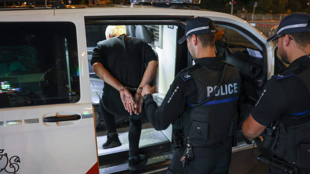 The suspect was quickly identified and arrested by the police.