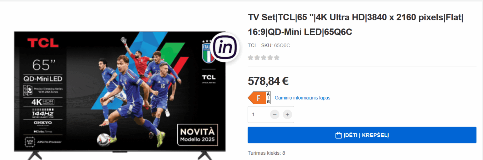 Maybe someone has a Q6C TV set?