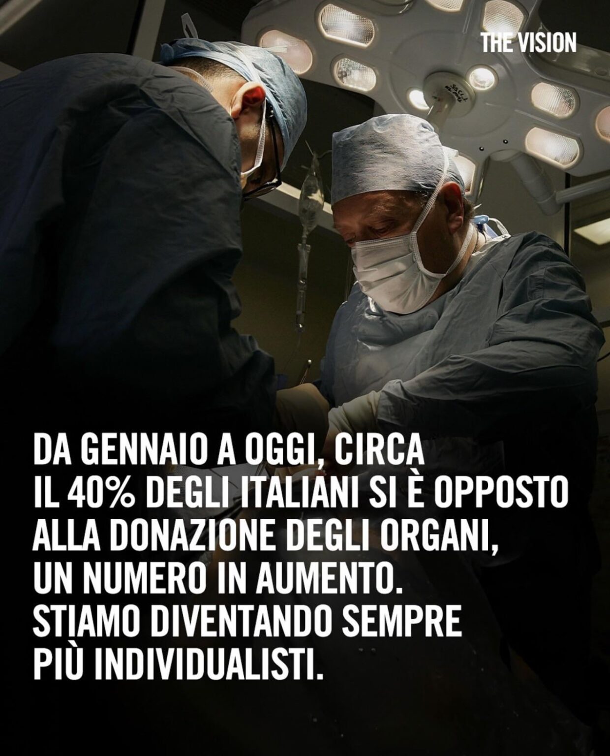 Organ donation decreasing