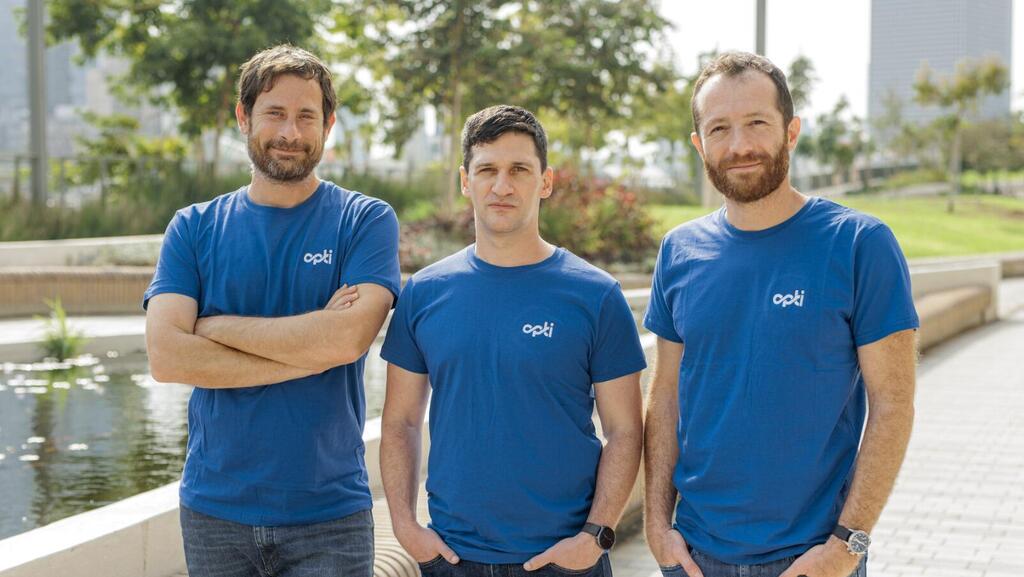 מייסדי Opti: מילה גנדלסמן, עדו טריביצקי, ברק פרלמן
