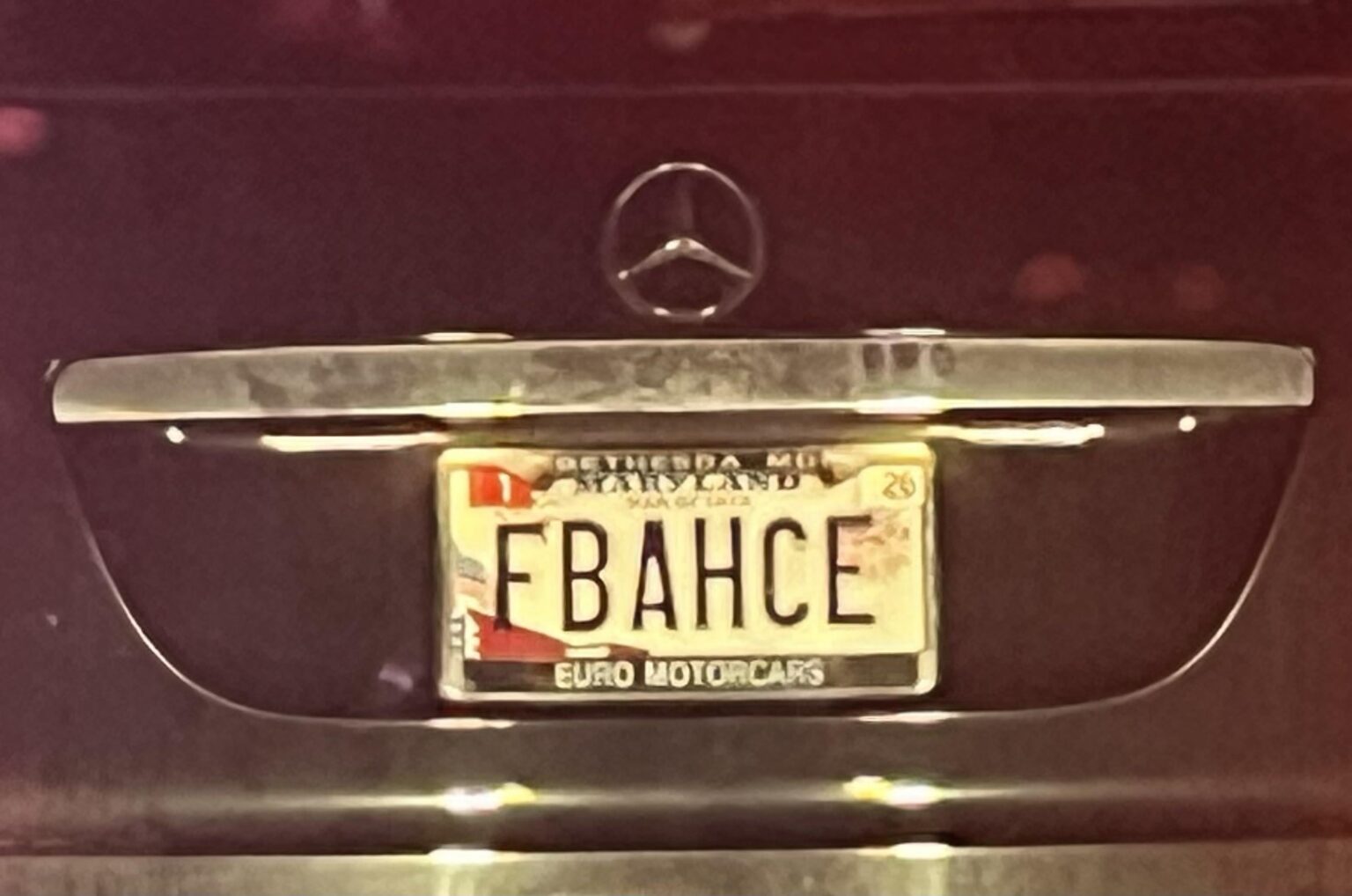 Fenerbahçe license plate in USA?