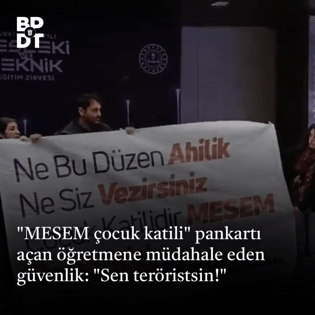 Backhandcuffs to the teachers who said "MESEM is a child murderer"! Teachers protesting MESEMs, where 85 child workers died, shouted "You are terrorists!" They were taken into custody.