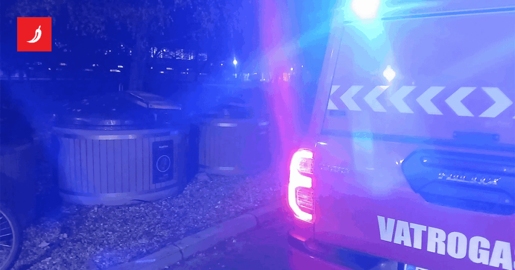 A pregnant woman fell into a container for textiles in Ivanić-Grad