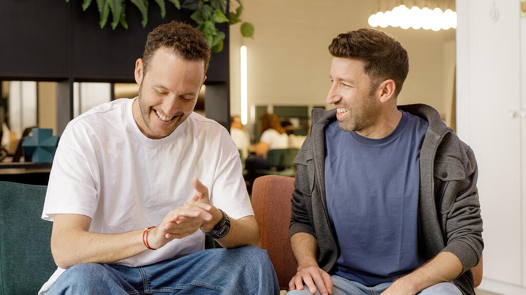 מייסדי חברת סייבר Sola סולה סקיוריטי מימין רון פלד ו גיא פלכטר