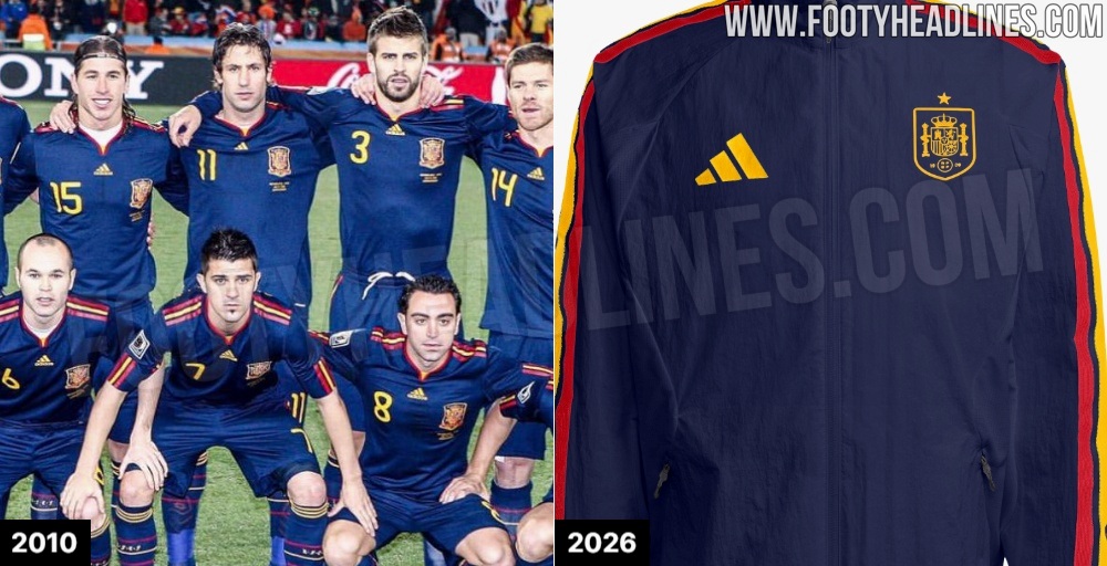 Exclusive: Spain 2026 Anthem Jacket Leaked - 2010 World Cup Vibes