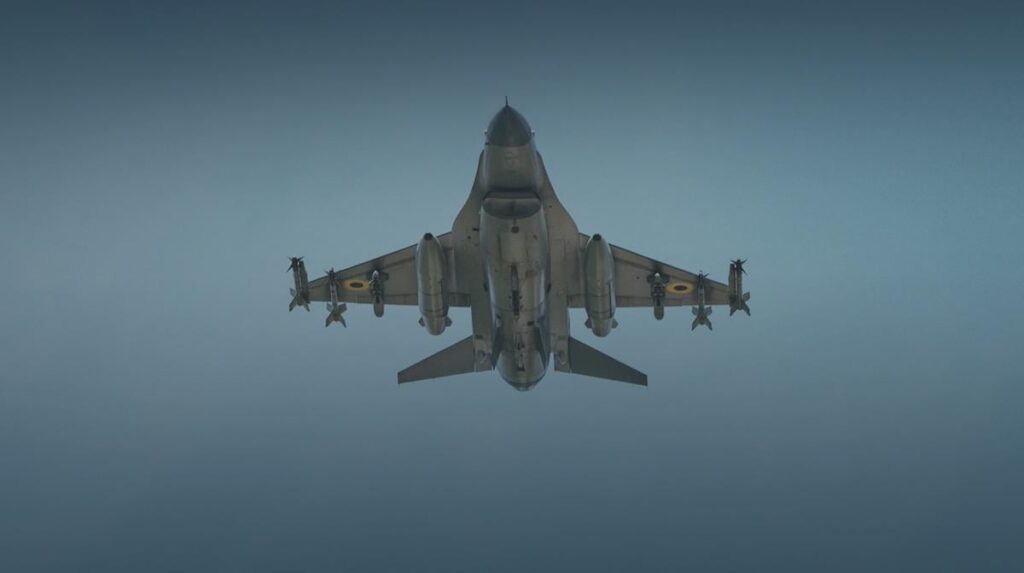 Almost all Russian missiles intercepted by F-16 pilots overnight