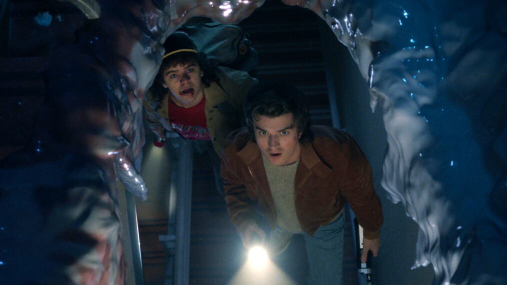 Gaten Matarazzo and Joe Keery in 'Stranger Things' Season 5