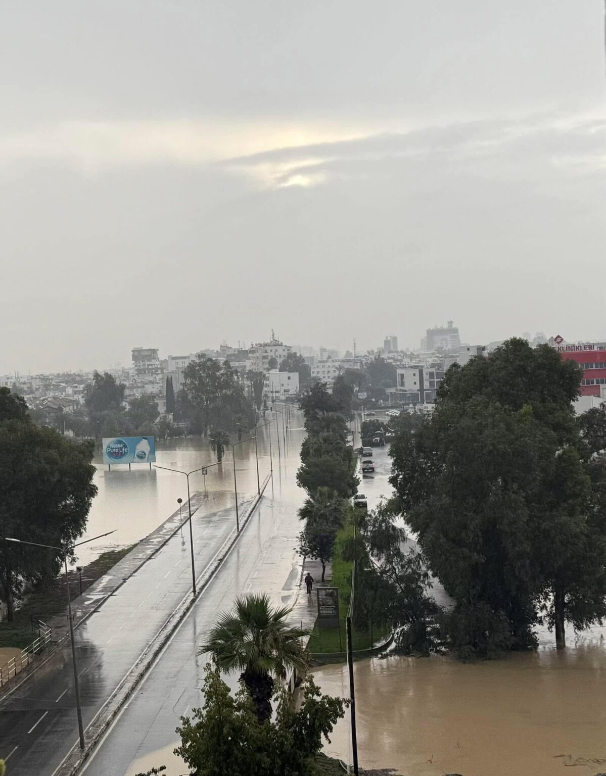 Nicosia under water