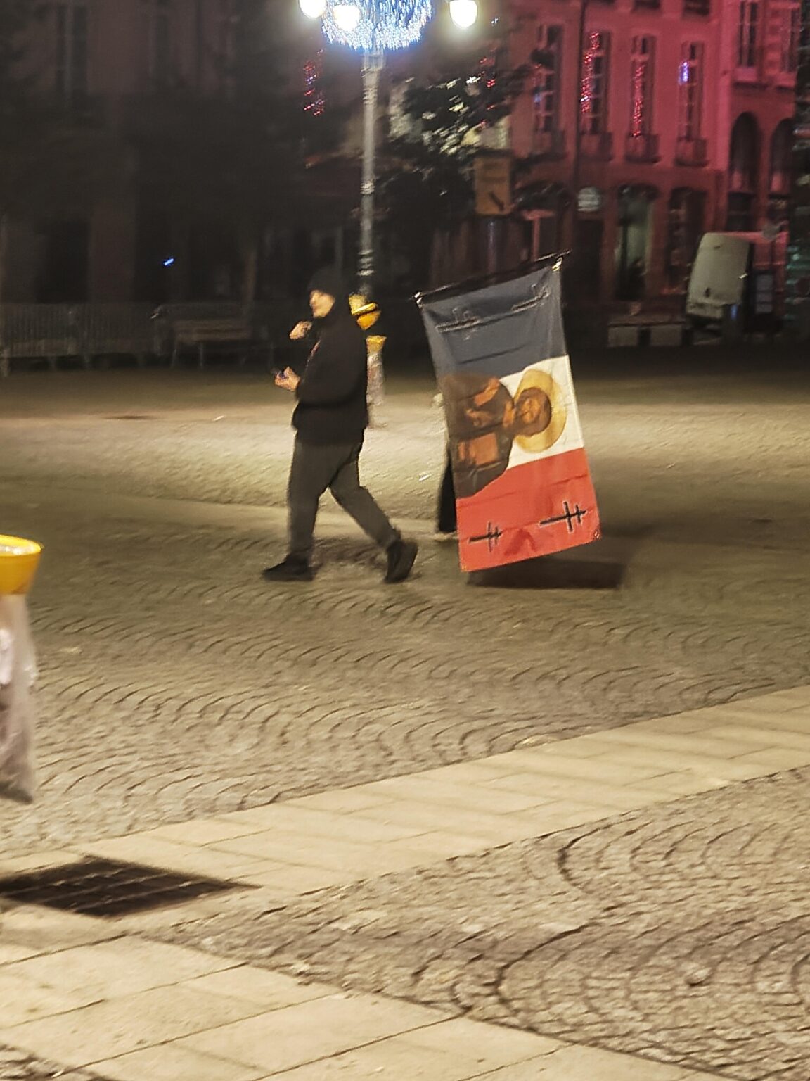 What is this person doing?