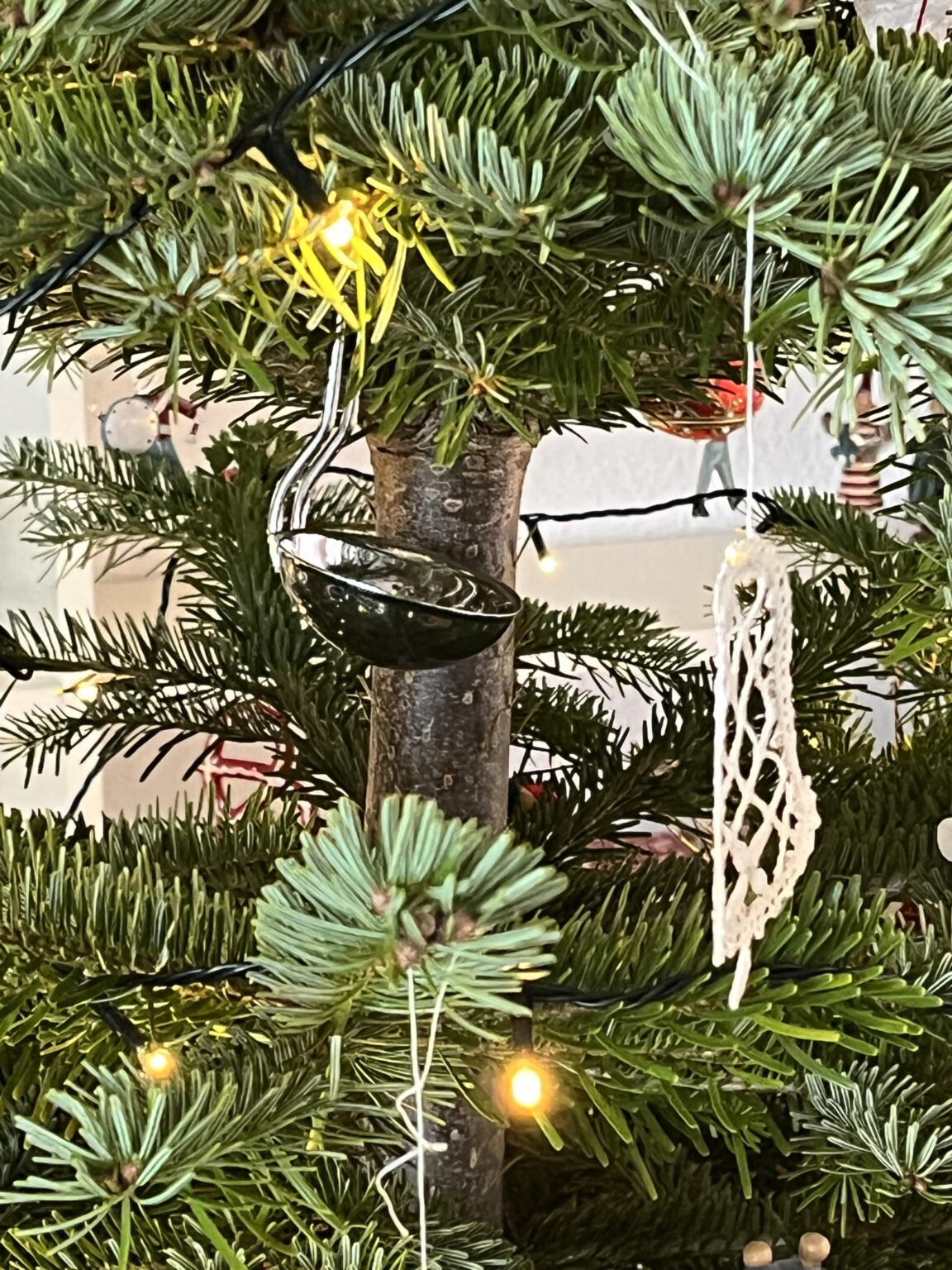 I have hidden a gravy ladle on my parents' Christmas tree