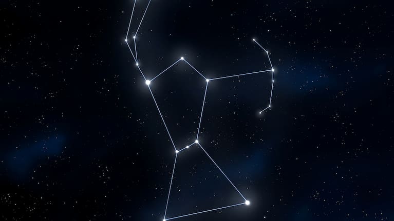 The constellation Orion. 