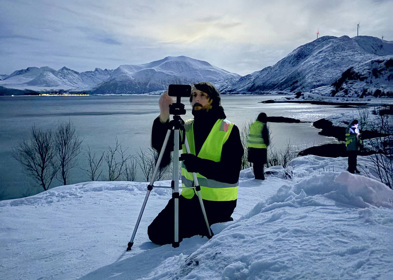 SimpleFlying.com Editor Tom Boon takes photographs in Tromsø, Norway