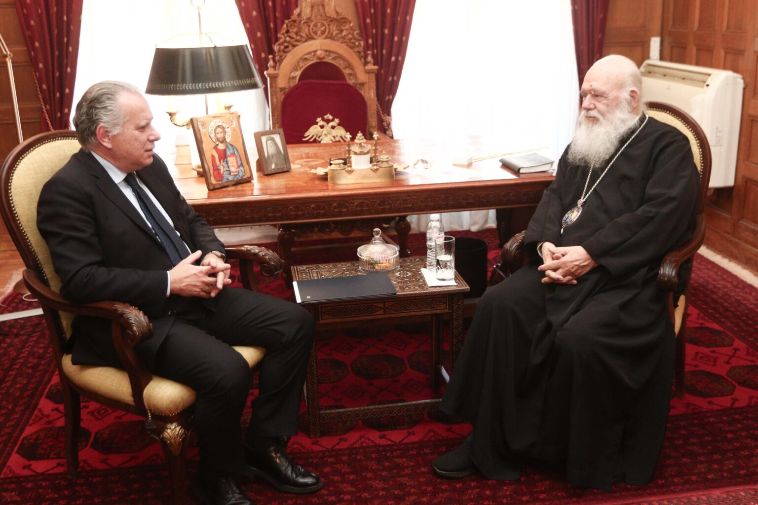 Archbishop of Athens meets Greece’s Permanent Representative to UNESCO