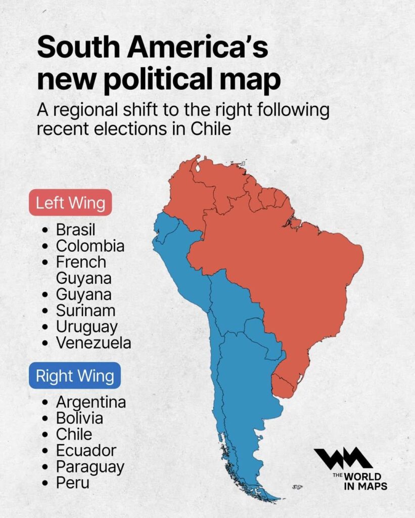 South America's new political map