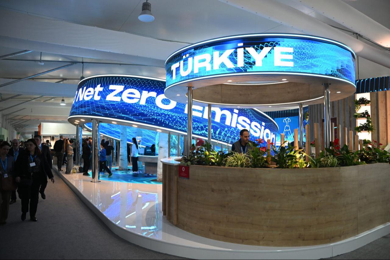 Türkiye stand at COP30 in Brazil, accessed on Dec. 26, 2025. (AA Photo)