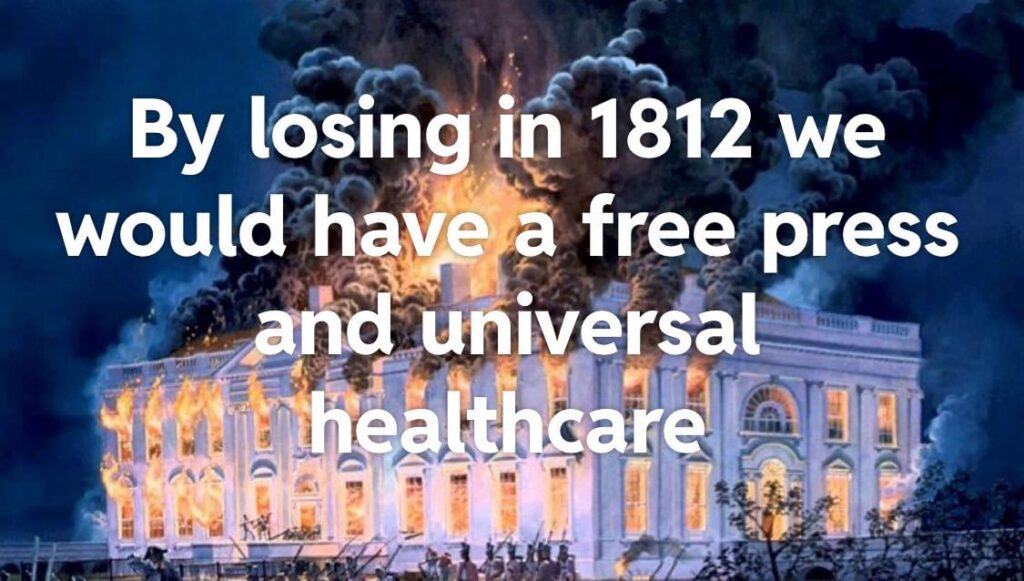 I mean, the White House is trash now anyways …