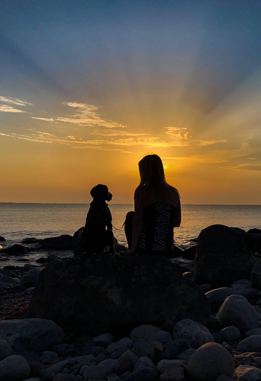 Admiring the sunset on Örö island in the Archipelago National Park.