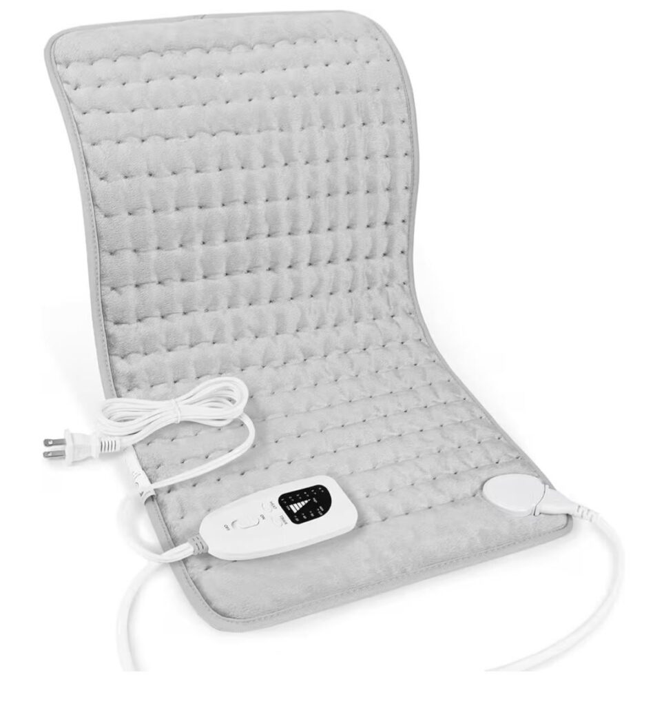 Where can I find an electric heating pad for muscle pain?